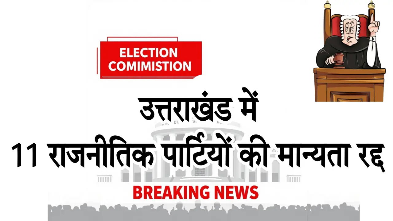 Election-Commission-of-India. 11 Political party ban in Uttarakhand