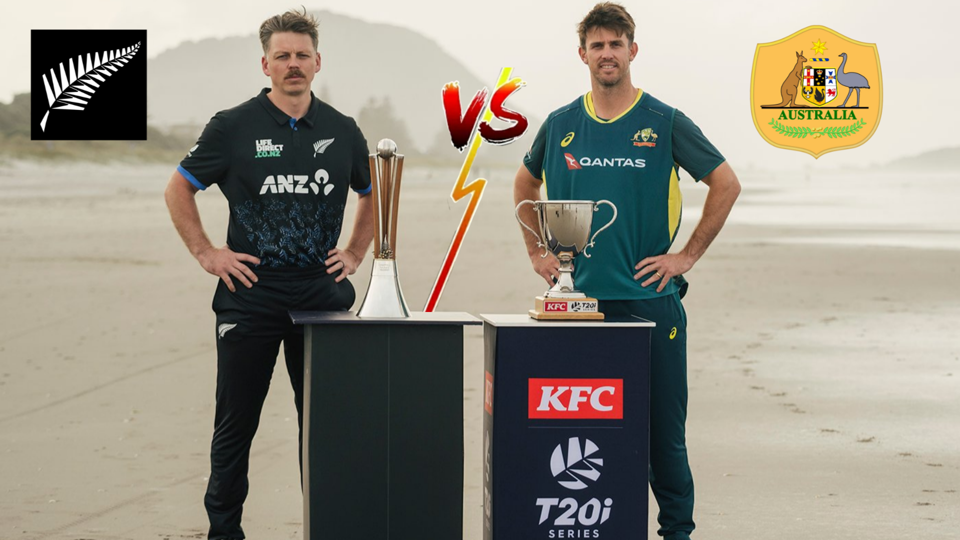 nz vs Aus 1st t20i match highlights