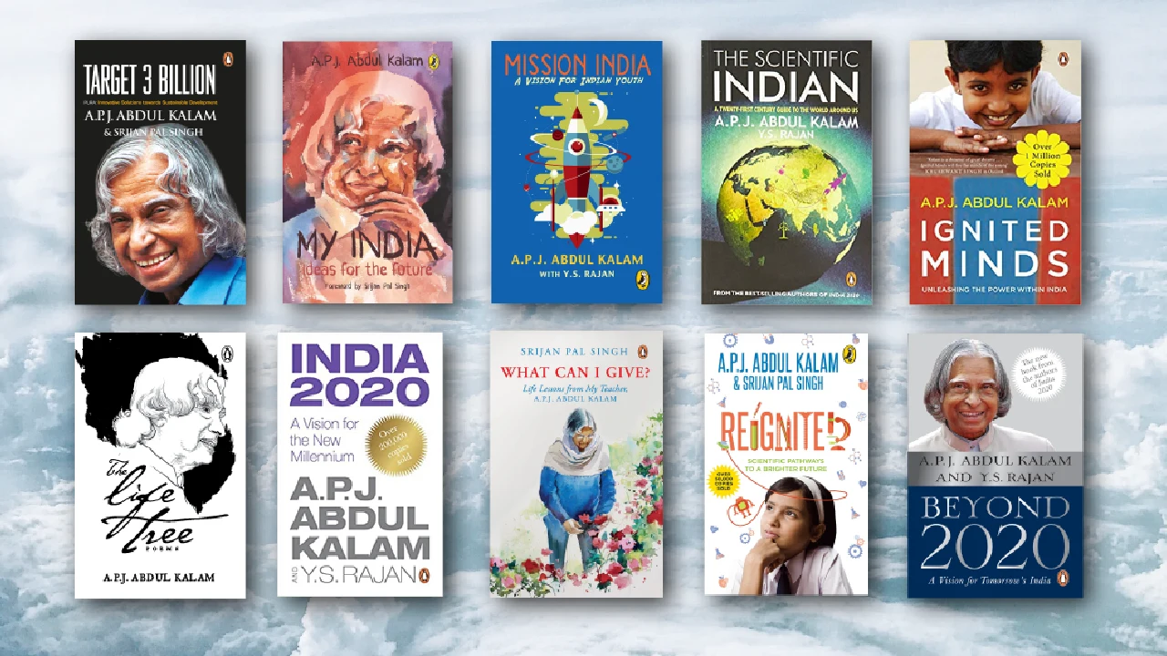 APJ abdul kalam books
wings of fire
“इग्नाइटेड माइंड्स”
“इंडिया 2020: अ विज़न फॉर द न्यू मिलेनियम”
“माय जर्नी”