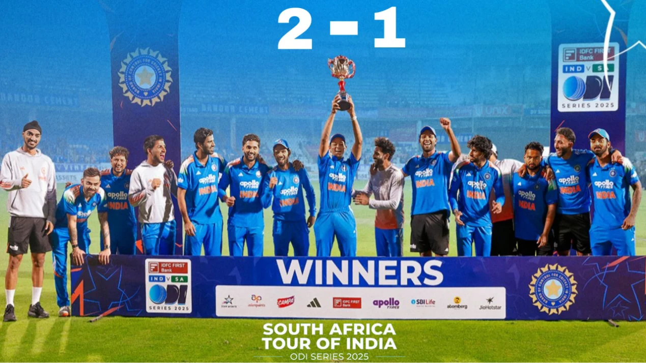 INS vs SA ODI Serie 2025